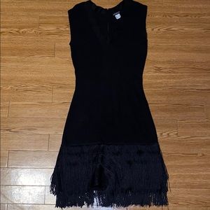 Black Flapper girl style dress